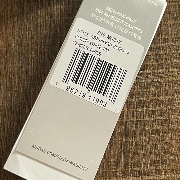 NWT Adidas Girls Sport Bra Size Girls 10/12 ( M ) - Picture 3 of 7